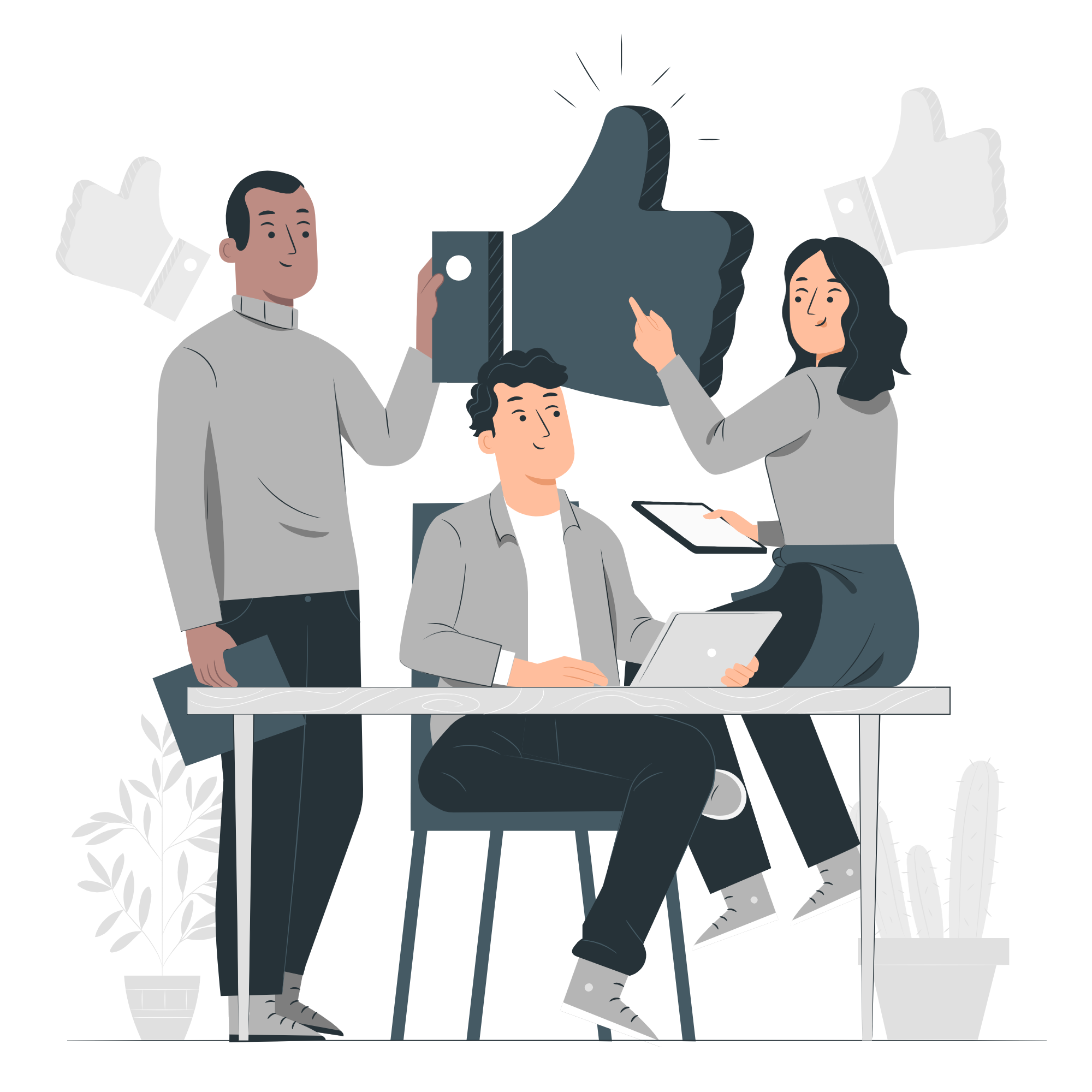 Contact Illustration